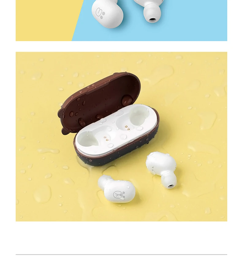Xiaomi Line Friends Tws водонепроницаемые наушники беспроводные Bluetooth 5,0 наушники мини наушники с микрофоном зарядная коробка Спортивная гарнитура
