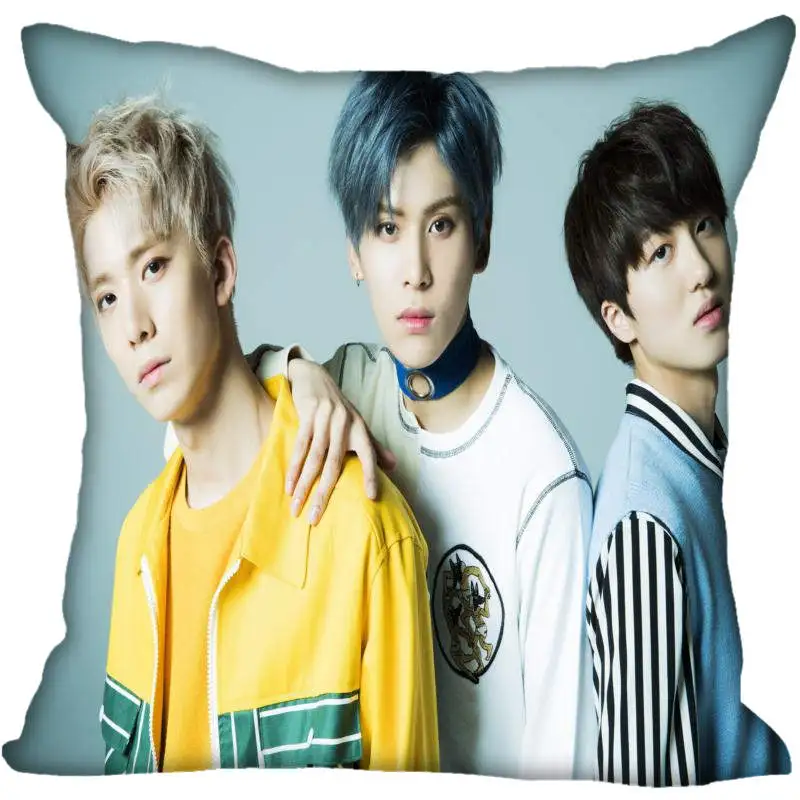 2 Пользовательские Kpop SF9 печатные квадратные шелковые наволочки 40x40 45x45 50x50 60x60 две стороны атласная Наволочка логотип на заказ - Цвет: 2
