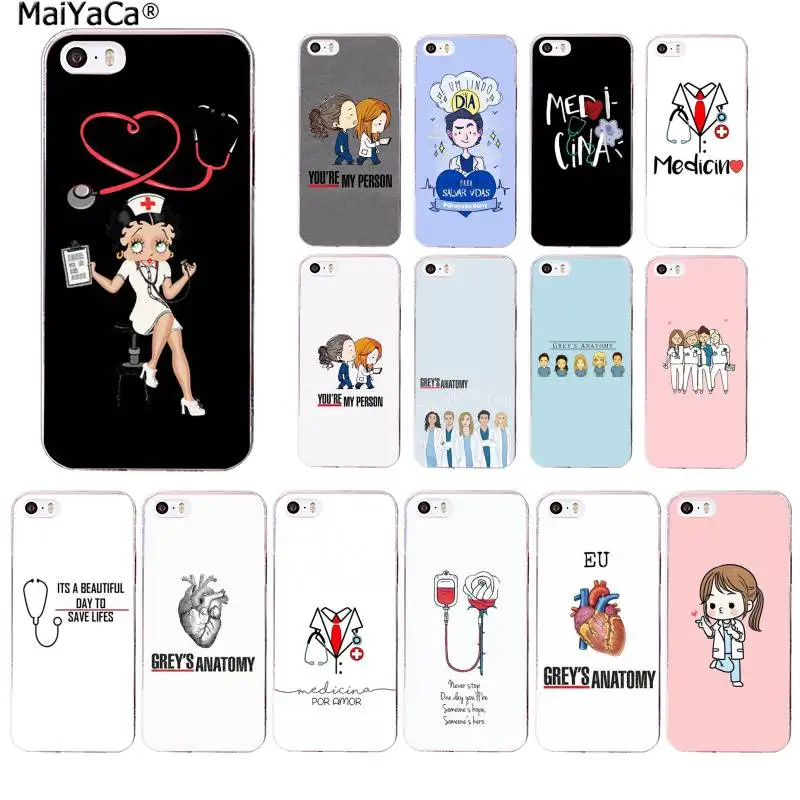 Чехол MaiYaCa для iphone SE 2020 11 pro XS MAX 8 7 6 6S Plus X 5 XR с милыми врачами медсестрами и