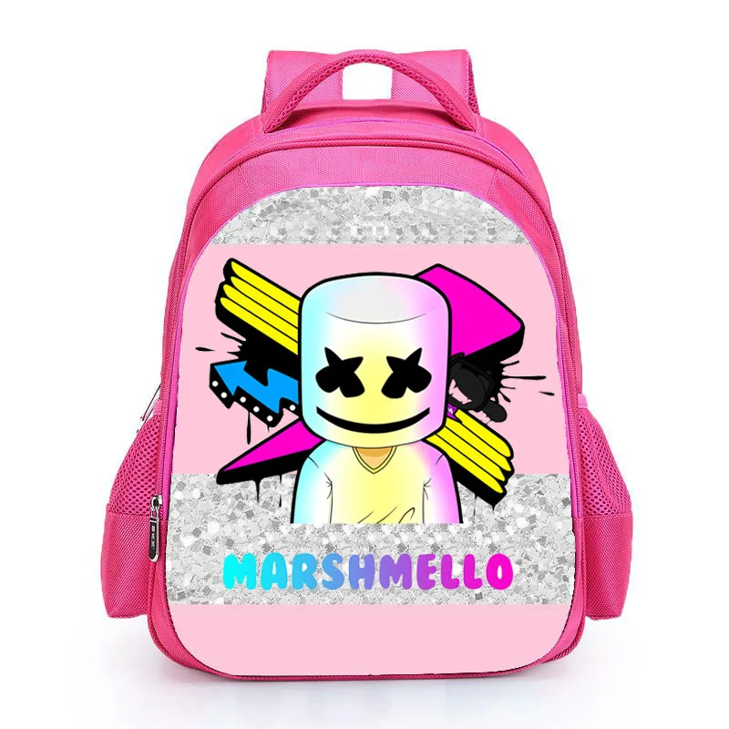 Marshmello школьные рюкзаки для девочек детский школьный рюкзак молодежная сумка для школьницы рюкзак школьный Зефир сумка - Цвет: Smal l(27x14x35cm)