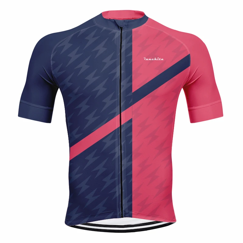 Maillot ciclismo летняя велосипедная майка с коротким рукавом, велосипедная одежда RUNCHITA, велосипедная майка sepeda, мужская одежда maillot velo homme