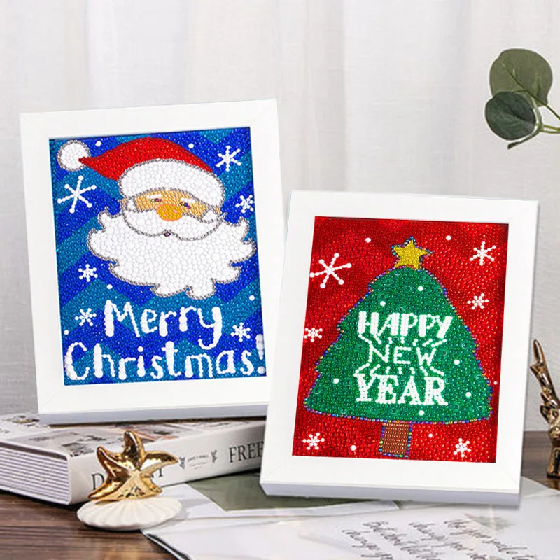 Diy Diamond Painting Stickers Full Drill Cartoon Christmas Santa Diamond  Art Mosaic Craft Sticker Kit Home Decor Kids Gift Toys - Diamond Painting  Cross Stitch - AliExpress