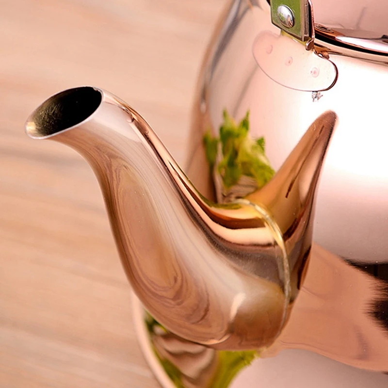 Whistling Kettle for Gas Stove 2L Steel Whistle Tea Kettle Water Bottle Silver