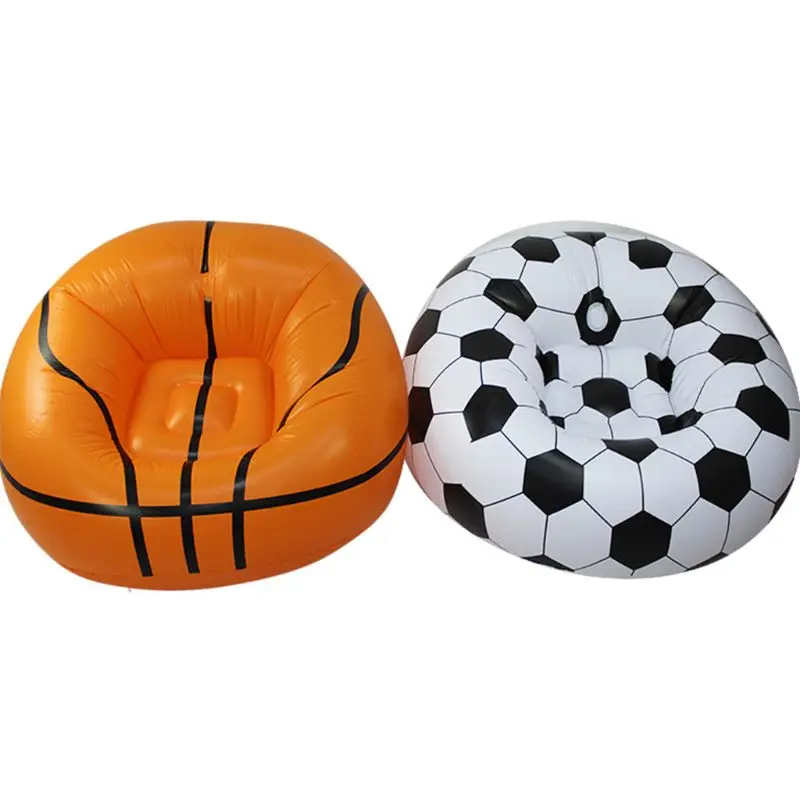 

Waterproof Inflatable Sofa Basketball/Football Shape Lounger Chair for Adult Kids Couch