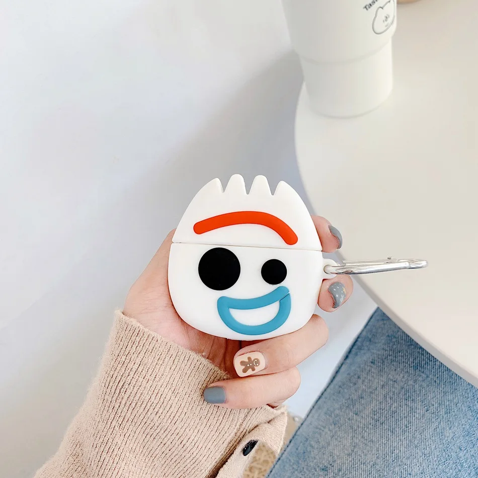1179 3D чехол для наушников для Airpods Pro Чехол Силиконовый Медведь Кролик поросенок Мультяшные наушники/Earpods чехол для Apple Air pods Pro 3 чехол кошка - Цвет: 1179