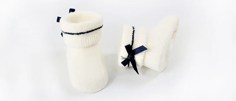 New Newborn baby bow girls baby socks casual non-slip girls foot socks