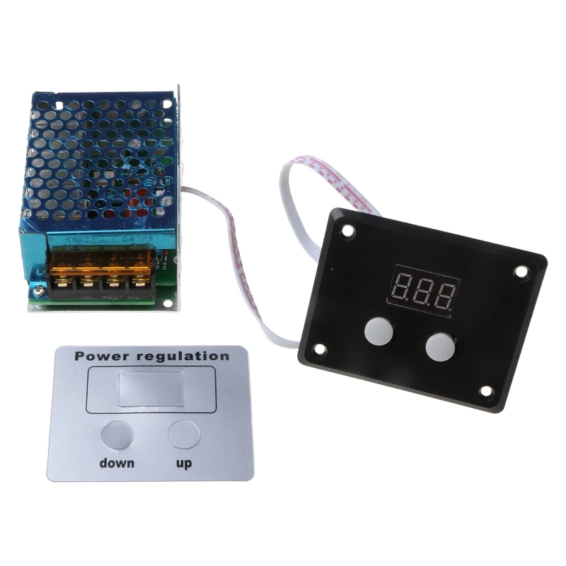 

LED Digital Display AC 220V 4000W SCR Voltage Regulator Control Light Dimmer Thermostat