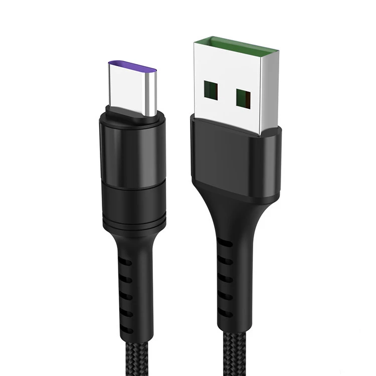Черный Тип usb C кабель для быстрой зарядки, 5A USB c-кабель для зарядки, Тип C Зарядное устройство провод для Samsung Galaxy S10 S9 S8 Note 9 8 пикселей 3 - Цвет: Черный