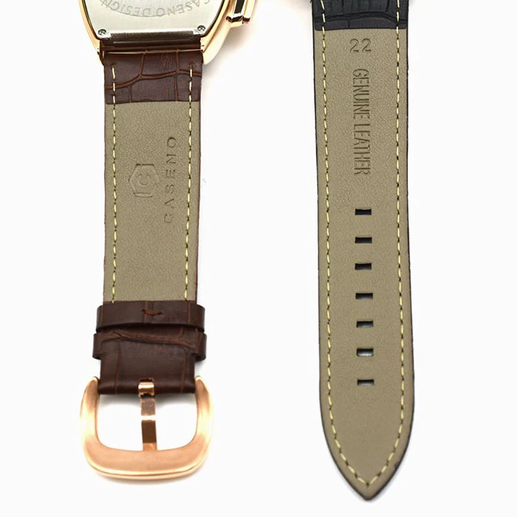 Automatic Mechanical Men Watch Fashion Skeleton Leather Wristwatch Top Brand Luxury Tourbillon Clock Classic CASENO Watches 2021