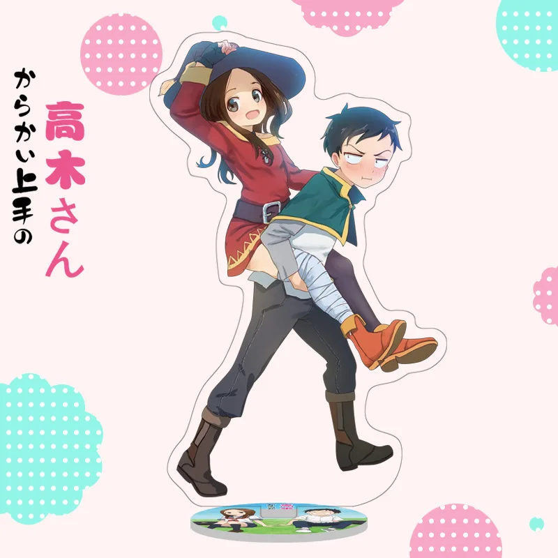 Аниме Teasing Master Takagi-san Takagi san милая фигурка на акриловой подставке настольная коллекция украшений модель игрушки Косплей Кукла