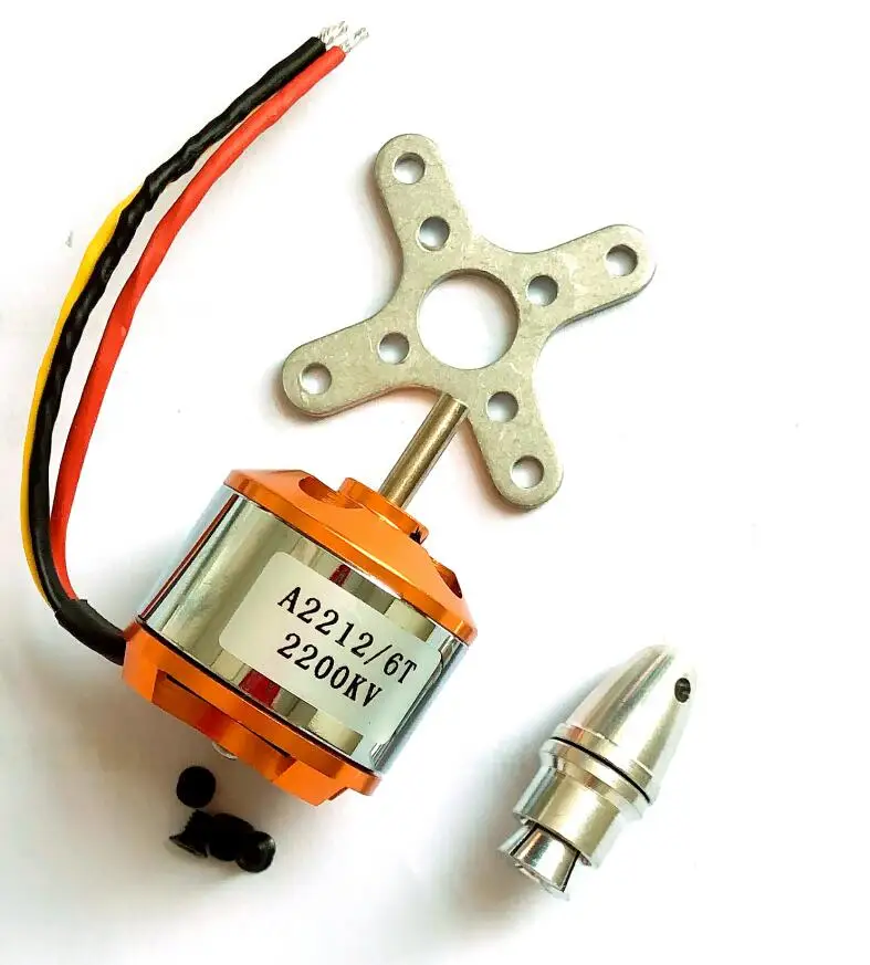 A2212 2200KV бесщеточный двигатель 30A ESC двигатель 6035 пропеллер SG90 9G микро сервопривод для радиоуправляемого вертолета с фиксированным крылом - Цвет: motor