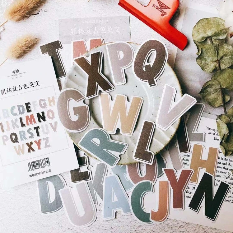 "Базовые буквы", 104 шт./партия, скрапбукинг, наклейки, милые, для изготовления открыток, сделай сам, наклейки для рукоделия, фото, стикеры для украшения альбома