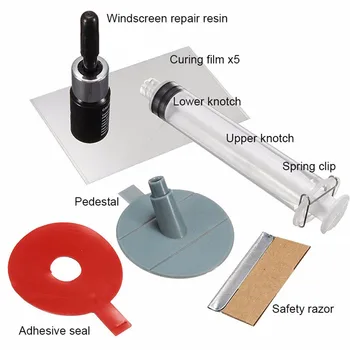 

Car Windshield Repair Tool DIY Car Window Repair Tools Window Glass Curing Glue Auto Glass Scratch Crack Restore Kit 20Arl8