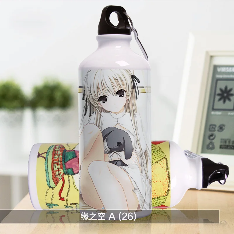 

Outdoor Riding Sports Bottle Portable Water Bottle Daily Use the Department Store Anime Cartoon Gift Glass