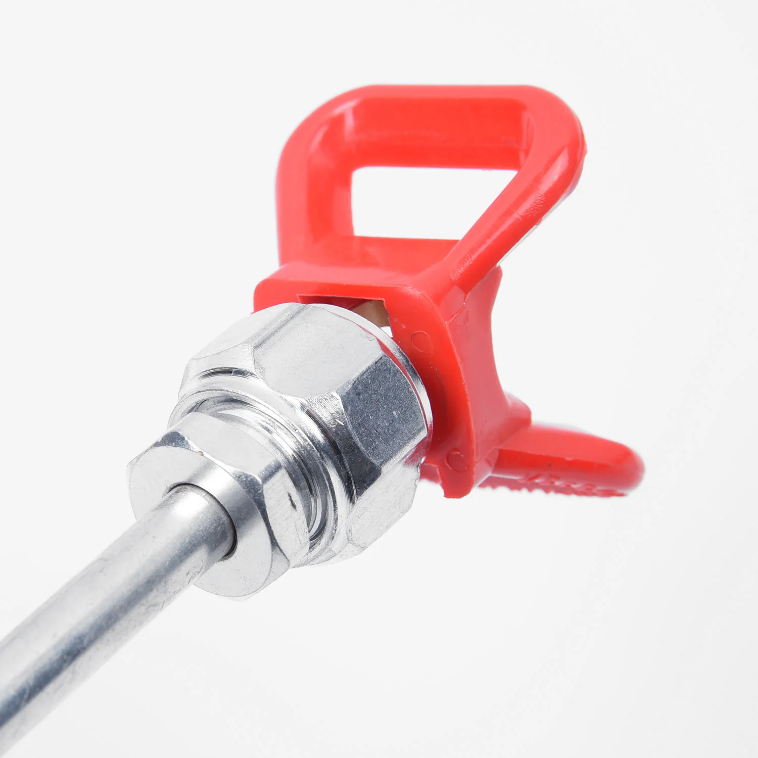 

Professional Airless Paint Spray Tube Extension Pole Double Nozzle Head + Tips Brand New And High Quality