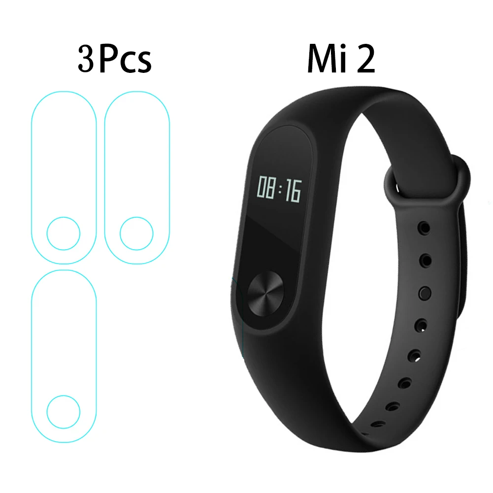 3pcs for miband2 5 шт./партия Защитная пленка для Xiaomi mi Band 2 3 Защита экрана mi band банд2 банд3 защита мягкого нано браслет - Цвет: 3pcs for miband2