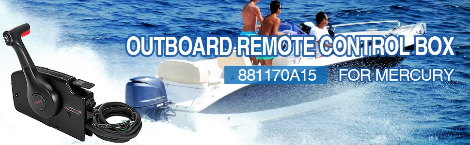 Outboard Binnacle Remote Control,881170A15, For Mercury