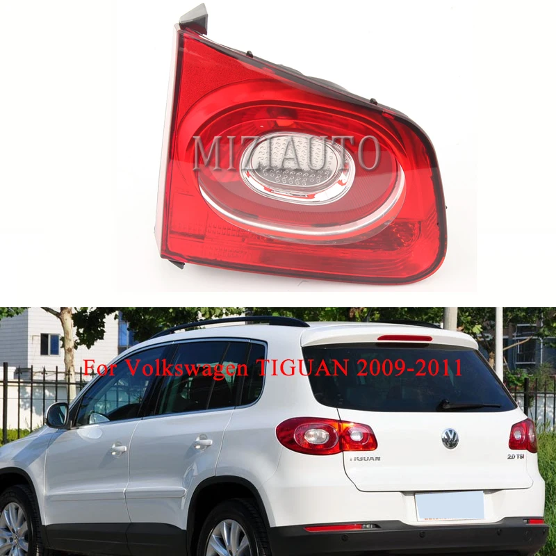 Для Volkswagen TIGUAN 2009-2011 внутренняя сторона фонарь задний левый/правый Предупреждение сигнальная лампочка задних сигнальных огней в сборе бампер стоп