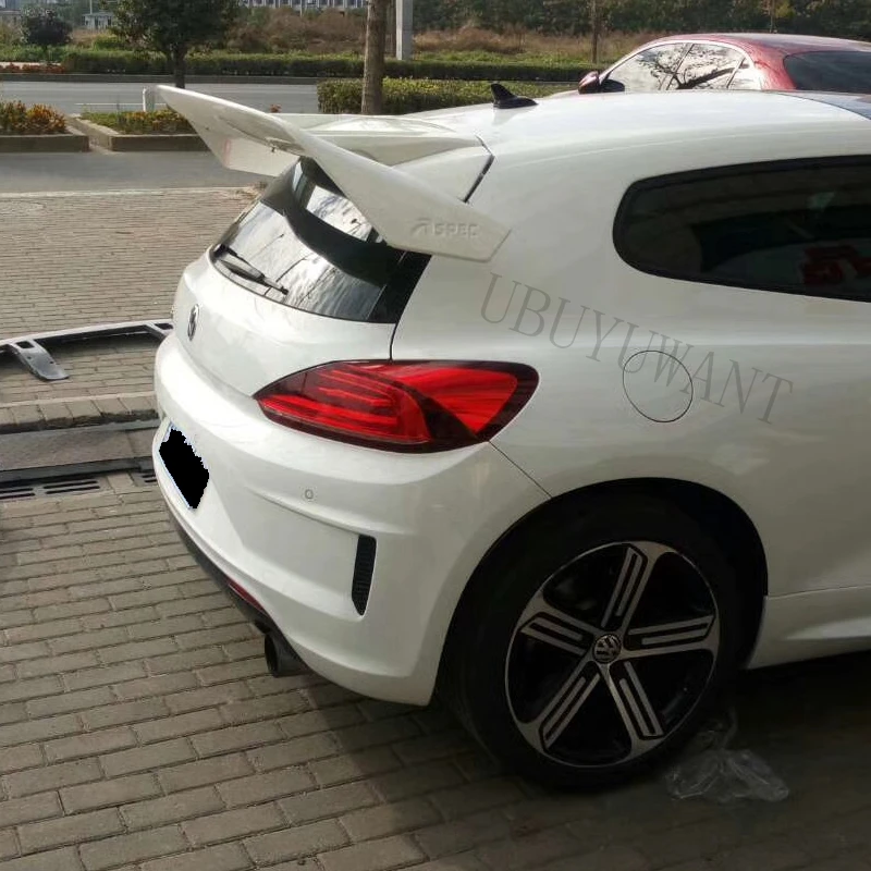 Для Volkswagen Scirocco спойлер 2010+ ABS Материал задний спойлер на крышу оконные задние крылья автомобильный Стайлинг