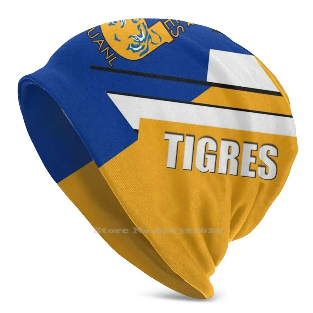 Tigres De Nuevo Leon Face Mask-Mascarilla Los Tigres De La Uanl Futbol Club Unisex Skullies & Beanies Cappuccio Di Copertura Antivento