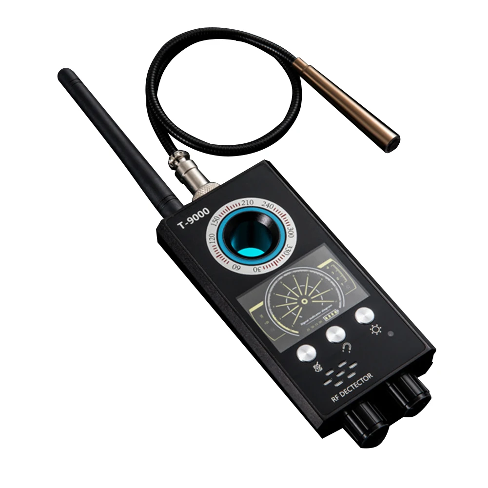 

Tracker Bug Finder Audio Rechargeable Multifunction Magnetic Probe Wireless Anti Spy RF Signal Camera Detector Scanner Automatic