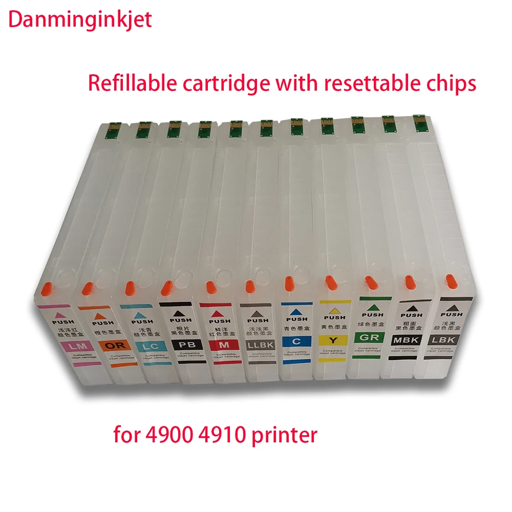 Картридж epson stylus Pro 4900 4910 многоразовый с чипами ARC 1 комплект | Компьютеры и офис