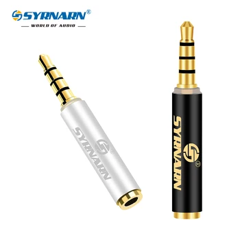 

3pcs Copper shell Universal 3.5mm OMTP to CTIA Male to Female Earphone Converter Adapter Cable Connectors Audio & Video Cables