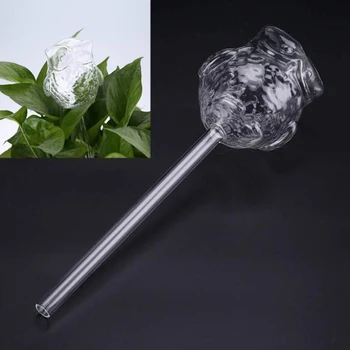 

Garden Plant Flowers Automatic Watering Device Creative Owl Shape Design Decorative Transparent Glass Watering Device
