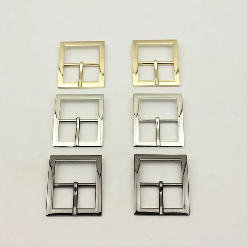 10pcs 31mm Rectangle Metal Pin Roller Buckle Bags Shoes Belt Slider Buckles DIY Leather Craft Adjust Clasp Hardware Accessories