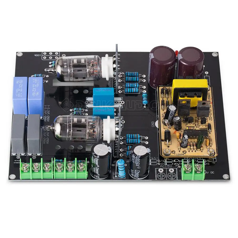 Nobsound Hi-Fi стерео 12AX7 вакуумный ламповый предусилитель доска для домашних автомобильных динамиков Ref to Matisse DC12V