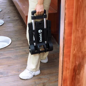 

Folding shopping cart, small car, load carrying luggage cart, shopping cart