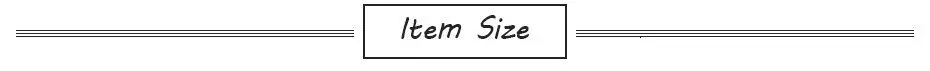 item size