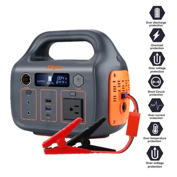 

Portable Solar Generatior Power Station Energy Storage pure sine wave Rechargebale Lithum Battery Emergency Power Supply 259.2W