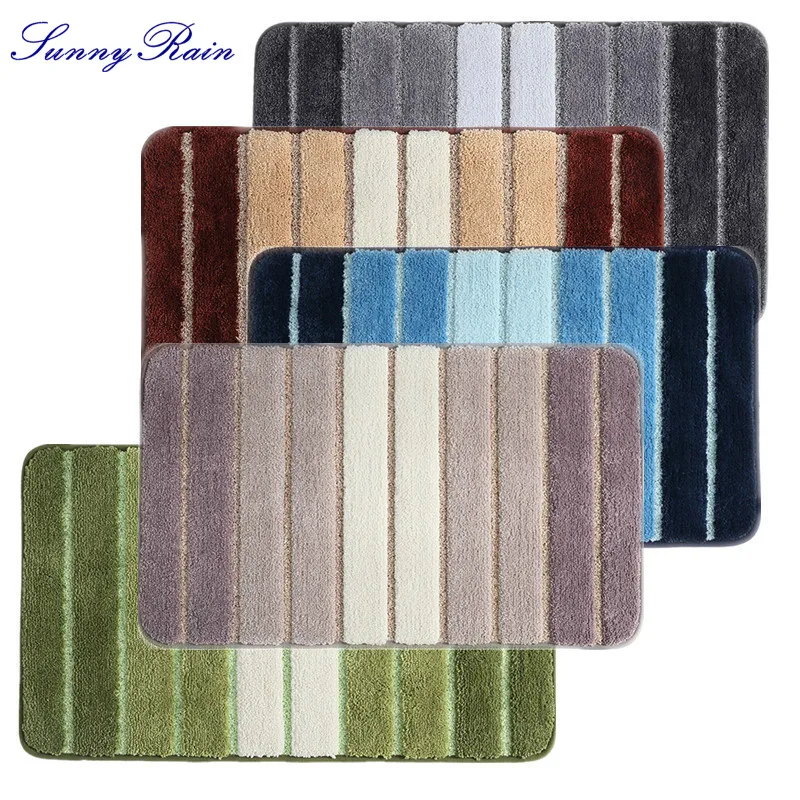 SunnyRain 1 шт. небольшой ворсистый ковер для кухонных ковриков для ванной комнаты пушистые коврики