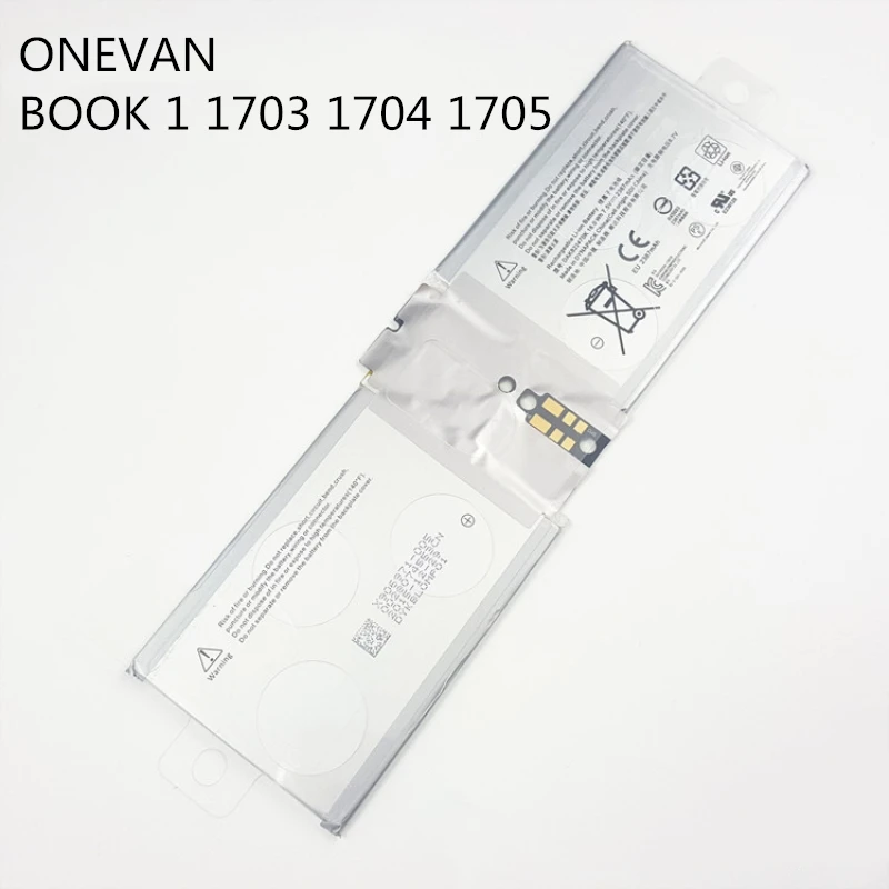 ONEVAN Genuin DAK822470K Аккумулятор для планшета Microsoft Surface BOOK1 1703 1704 1705 G3HTA020H G3HTA044H 2387MAH с