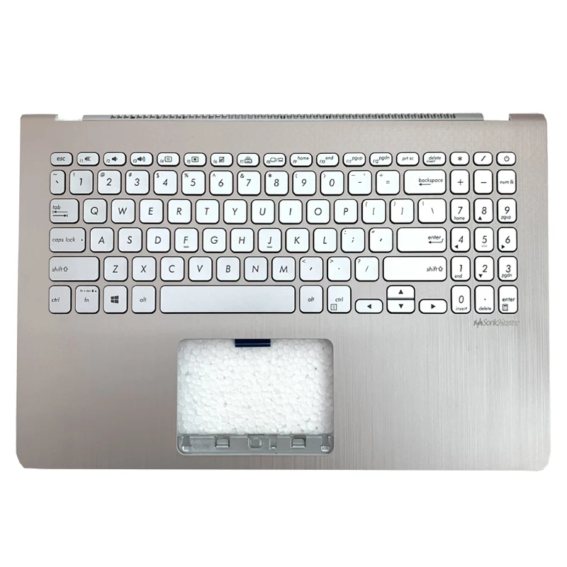 1 шт. 90%-95% Ноутбук Упор для рук корпус C с клавиатурой для Asus VivoBook S15-S5300U/F S530U Y5100UB - Цвет: Золотой
