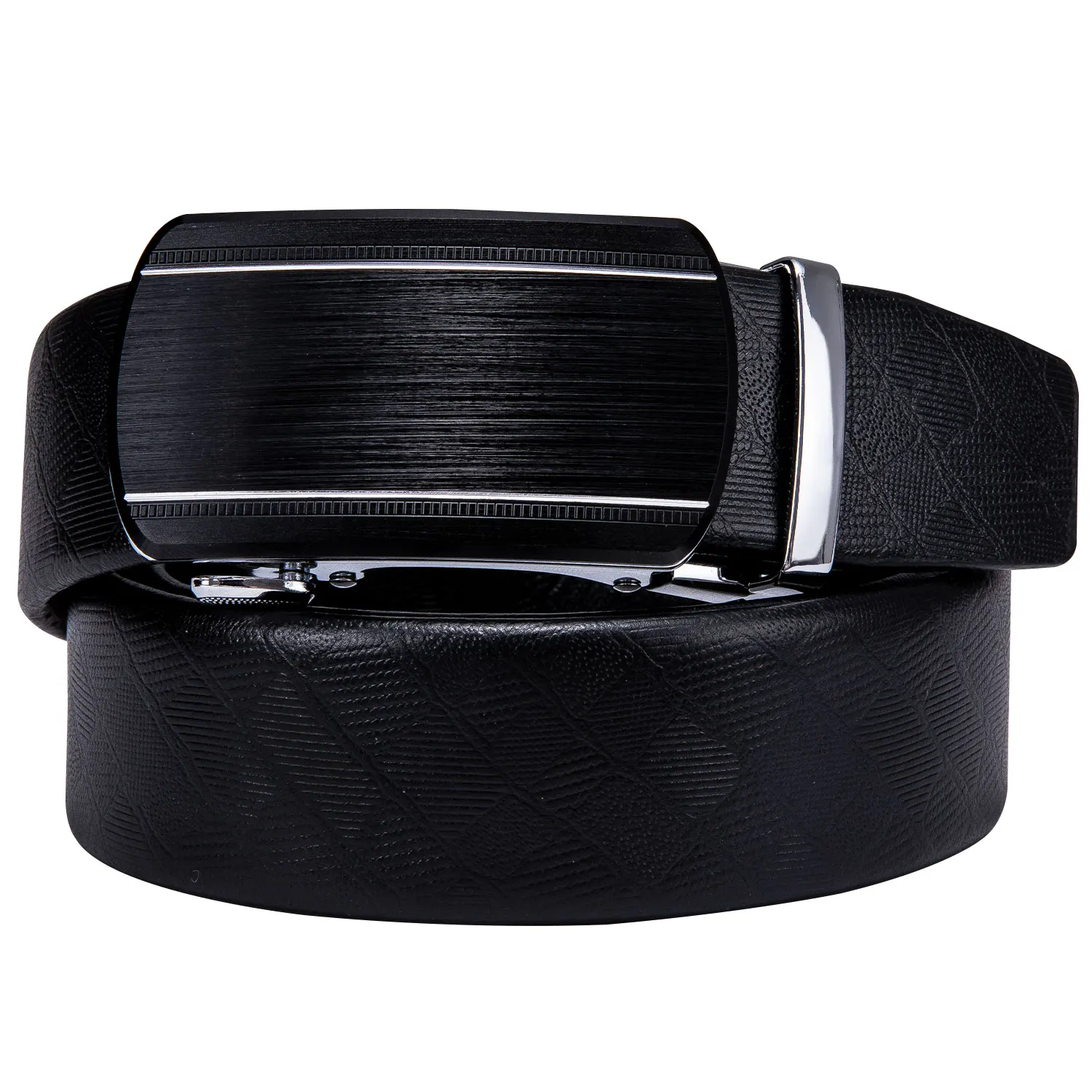 

EA-2143 New Cow Genuine Leather Men's Belt Cowhide Strap for Male Automatic Buckle Belts for Men Alloy Buckle Business Belt