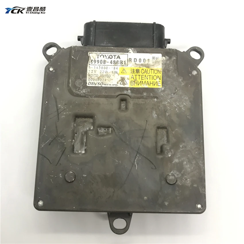 1X YCK 89908-488B1 RD001 5-143800-184 головной светильник компьютер Управление светодиодный модуль б/у 89908488B1 5143088184 12V 22W