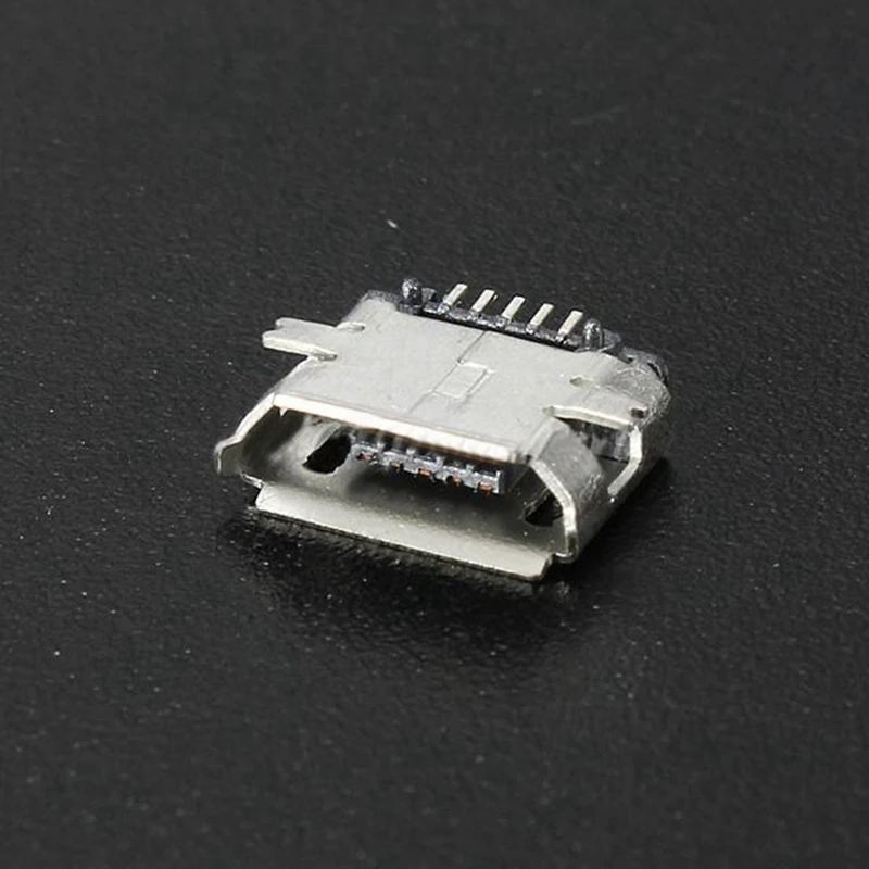 SZS Горячая 50 шт. Micro-usb Тип B Женский 5Pin разъем SMT разъем порт печатной платы и 50 шт. PCB SMT Micro-usb Тип B 5Pin Femal