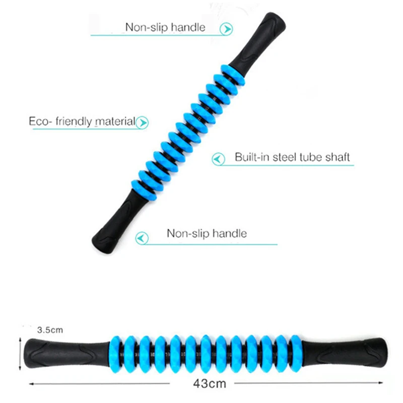 Массажная палочка для йоги, 13 шт., шестерня для тренажерного зала массажные ролики глубокий массаж, тренировка спины, снятие ног, мышцы для