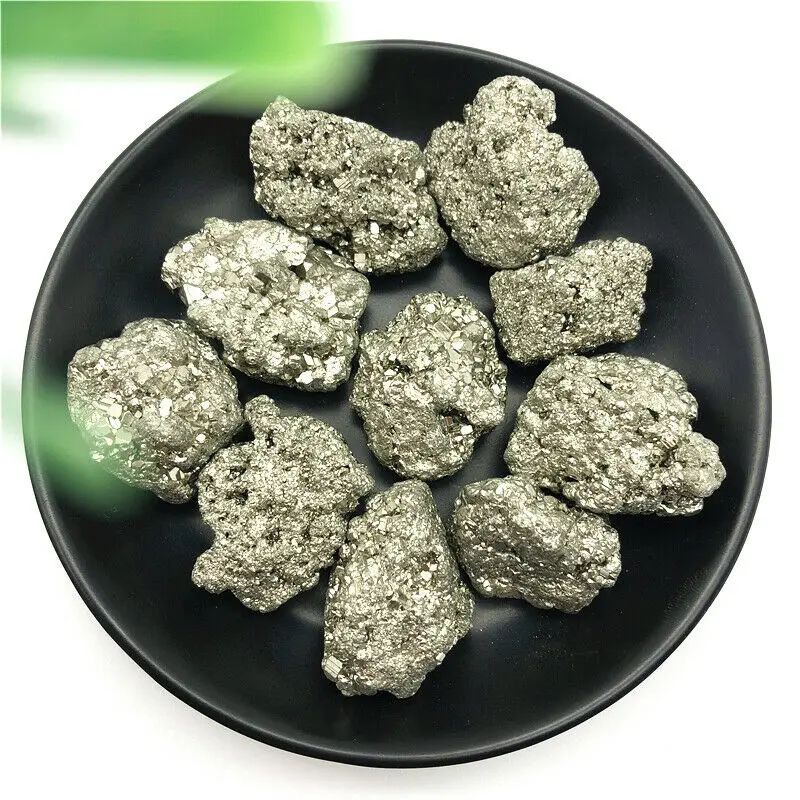 

1pc Natural Iron Pyrite Cluster Crystal Stone Rough Display Specimen Minerals Natural Stones and Minerals