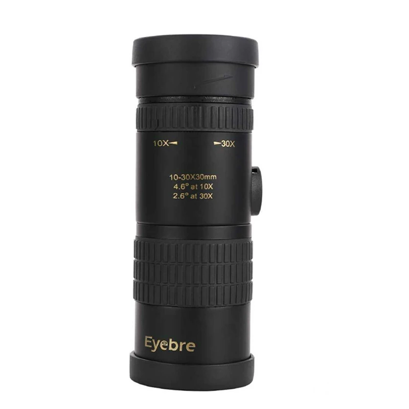 

Powerful 10-30X High Zoom Monocular Professional Telescope HD Zoom Monocular Telescope Pocket Hunting Optical Prism