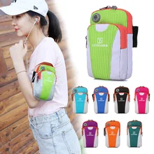 Фитнес-сумка для бега, дышащая, водонепроницаемая, для Iphone6S, для спорта на открытом воздухе, для мобильного телефона, нарукавник, Ночной светильник, можно напечатать логотип