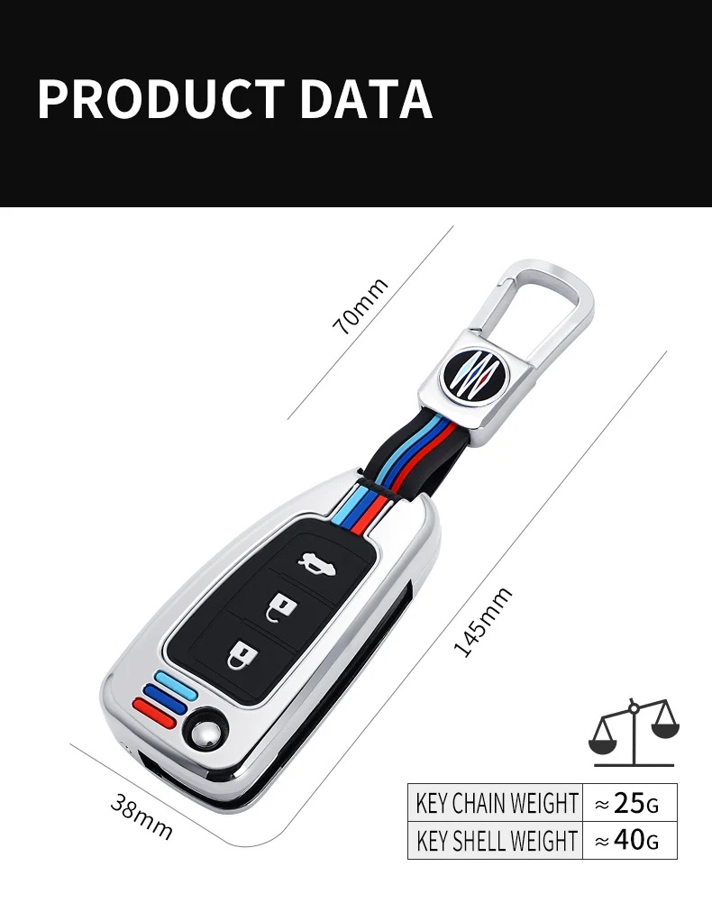 Custodia per chiave auto in lega di zinco per Nissan Qashqai J11 Xtrail Murano MAXIMA ALTIMA Juke Micra Tiida Pulsar2014-2018 portachiavi - H4ff8b0d7c9204b4ebe666066ff4f1351I