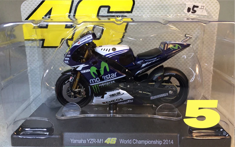 5 1:18 Apulia Yamaha Honda 11 см литье под давлением сплав мотоцикла статический дисплей модели автомобилей вентиляторы Favorit коллекция детей Рождественский подарок - Цвет: 5