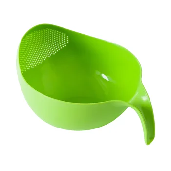 

Durable Rice Washing Filter Strainer Kitchen Tool Peas Sieve Basket Colanders Cleaning Gadget K888