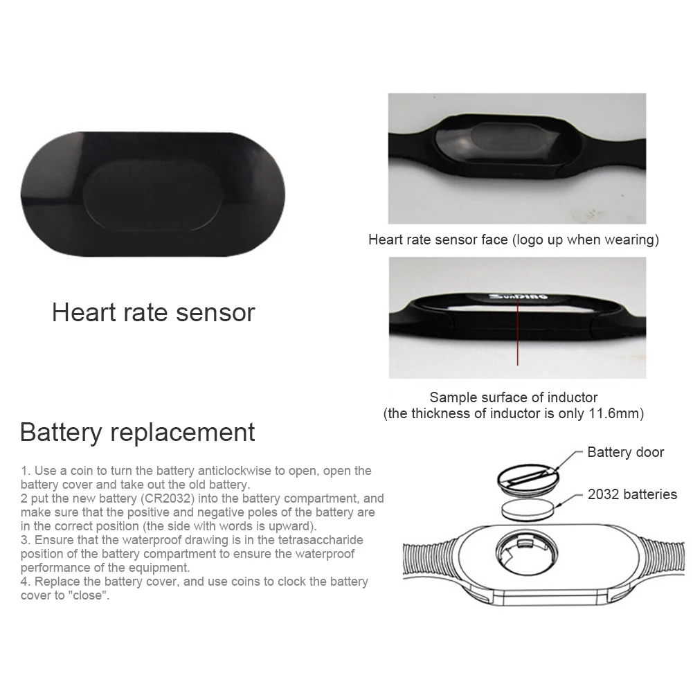 Bluetooth 4,0 датчик сердечного ритма регулируемый водонепроницаемый беспроводной спортивный нагрудный ремень ENA88