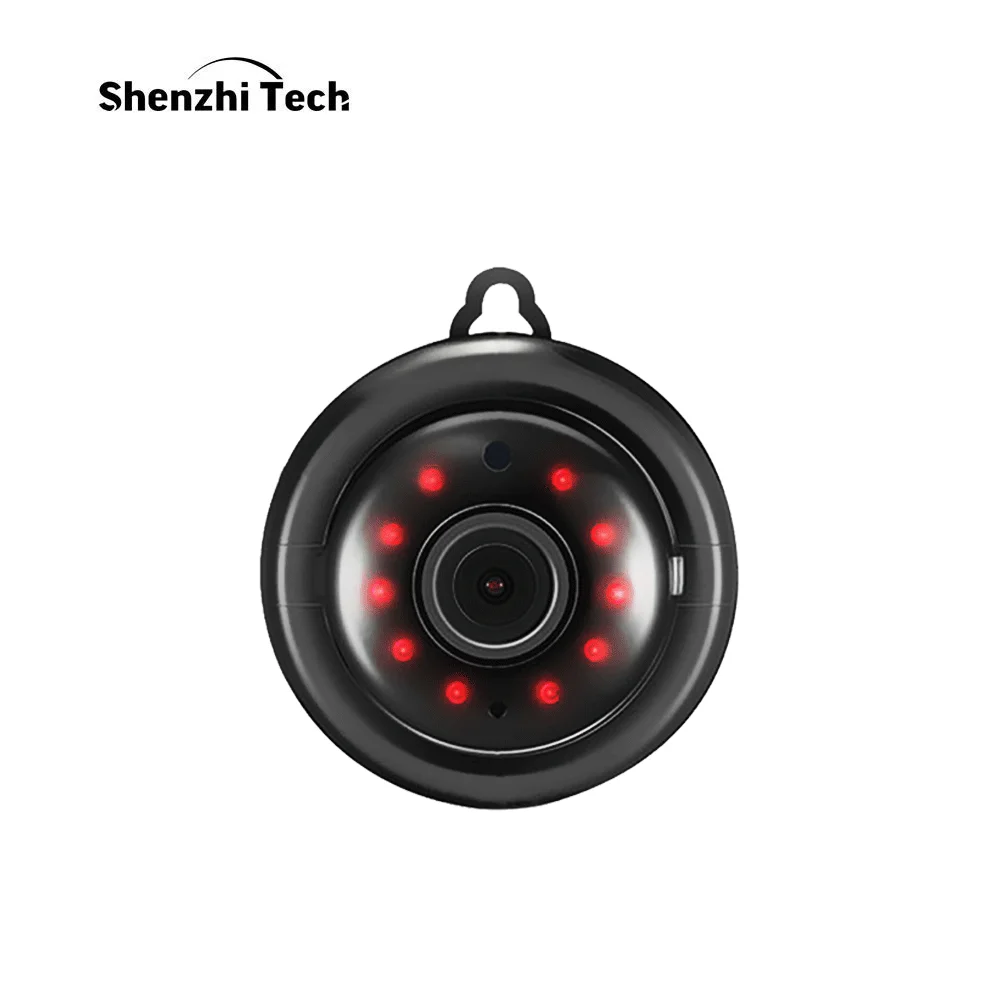 Comprar IP Cámara cámara WiFi Mini cámara con visión nocturna infrarroja de Audio de 2 vías rastreador de movimiento CCTV P2P seguridad del hogar (gancho tipo)