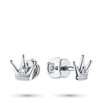 

Pusety of white gold with diamond e0901ps04202795