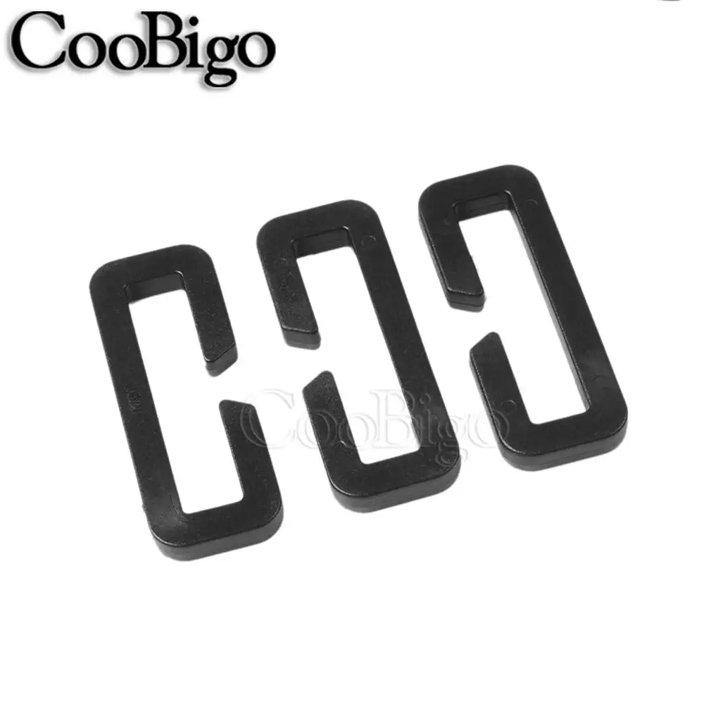 5 шт. Размер 3/4 &quot1&quot 1 1/4 &quot2&quot Looploc прямоугольное кольцо пластиковая застежка